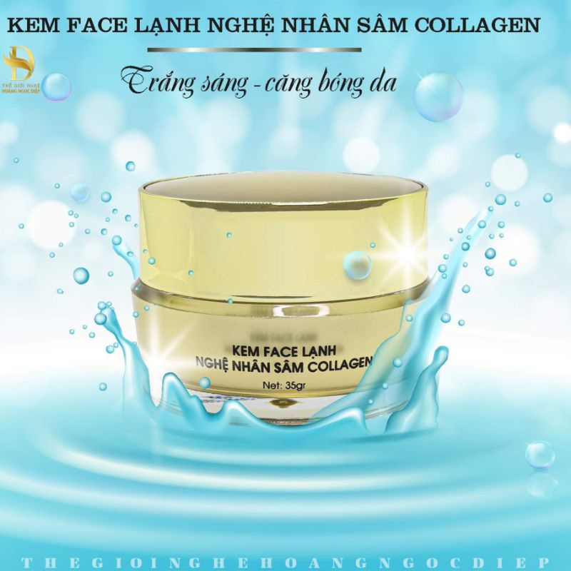 KEM FACE LẠNH NGHỆ NHÂN SÂM COLAGEN Dưỡng da ban ngày