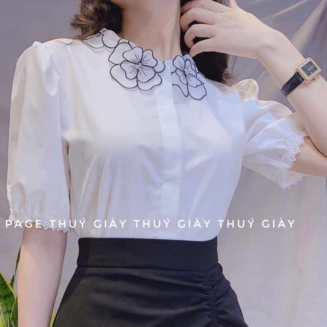 Sơ mi cổ bèo