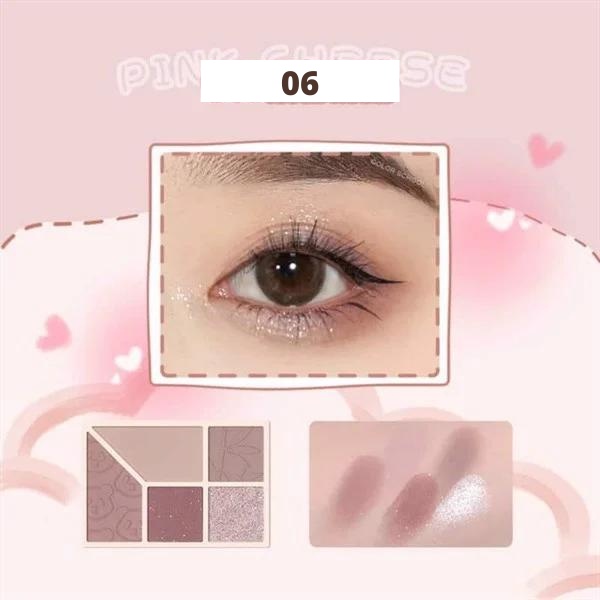 Bảng Phấn Mắt 5 Ô Gấu Trúc COLOR SCHOOL Little Panda Eyeshadow Pallete