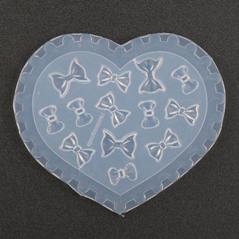 Khuôn Silicone Làm Móng Nghệ Thuật Hình Trái Tim Hoạt Hình