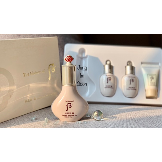 ☀️☀️Kem BB Whoo seol whitening sun dưỡng sáng da, chống nắng Gongjinhyang Seol Whitening Sun BB SPF 45/PA++