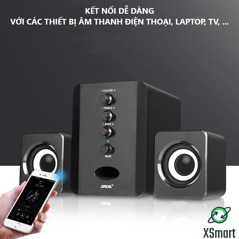 Loa Vi Tính SADA D-202 SUPER BASS NEW 2021 Nghe Nhạc, Xem Phim Trên Máy Tính, Laptop, PC, Tivi XSmart | BigBuy360 - bigbuy360.vn