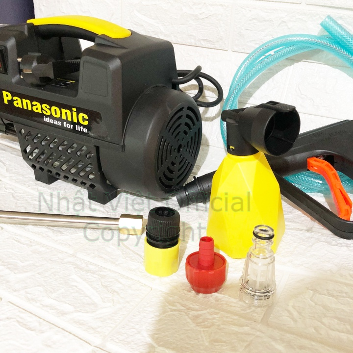 Máy rửa xe Panasonic 3500W mini cho gia đình Dây 30 mét Máy xịt rửa điều hòa Bảo Hành 12 tháng