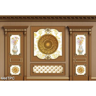 TRANH DÁN TƯỜNG 3D GIẢ PHÀO CHÌ, GIẢ RÈM CỬA Khổ to PHONG CẢNH TUYỆT ĐẸP - TRANH NỀN PHÒNG LIVE TREAM