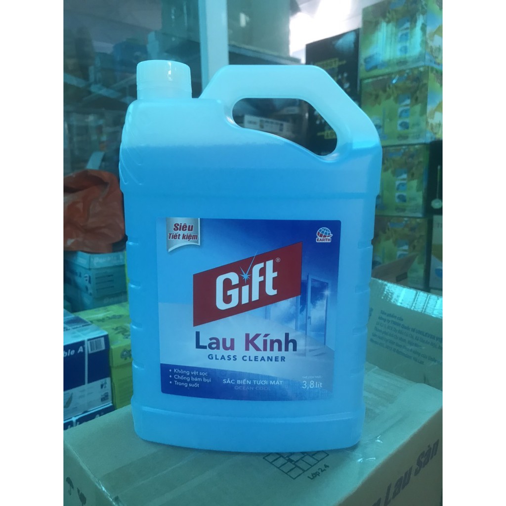 Nước lau kính Gift Ocean Cool can 4L