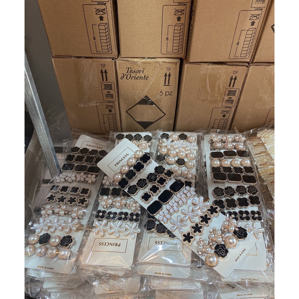 Kẹp tóc hình hoa đính ngọc trai giả thời trang cho nữ,KẸP TÓC NGỌC TRAI NỮ HÀN QUỐC