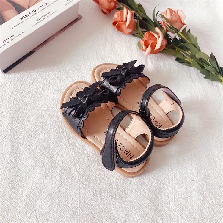 Sandal bé gái - Dép quai hậu cho bé gái da mềm phong cách Hàn Quốc SA444