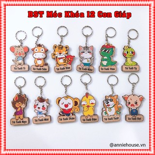 Móc Khóa Gỗ 12 Con Giáp PKMK004 | Shopee Việt Nam