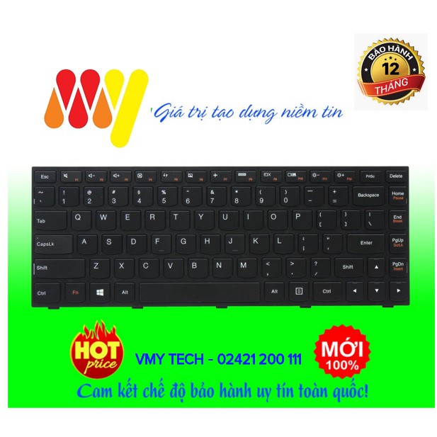 BÀN PHÍM LAPTOP LENOVO G40 G40-30 G40-45 G40-70 G40-75 G40-80 IdeaPad B40 B40-30 B40-70 B40-80U Z40 CAO CẤP