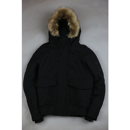 Áo Khoác nam Cao Cấp Xuất Mỹ có mũ màu đen!