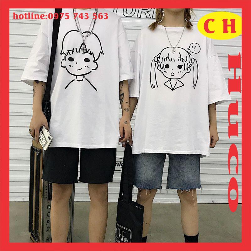 áo phông, thun tay lỡ cô bé cậu bé🦋áo 3D thời trang nam nữ, cặp đôi🦋form thụng unisex chất cotton mềm mịn giá rẻ nhất ❤