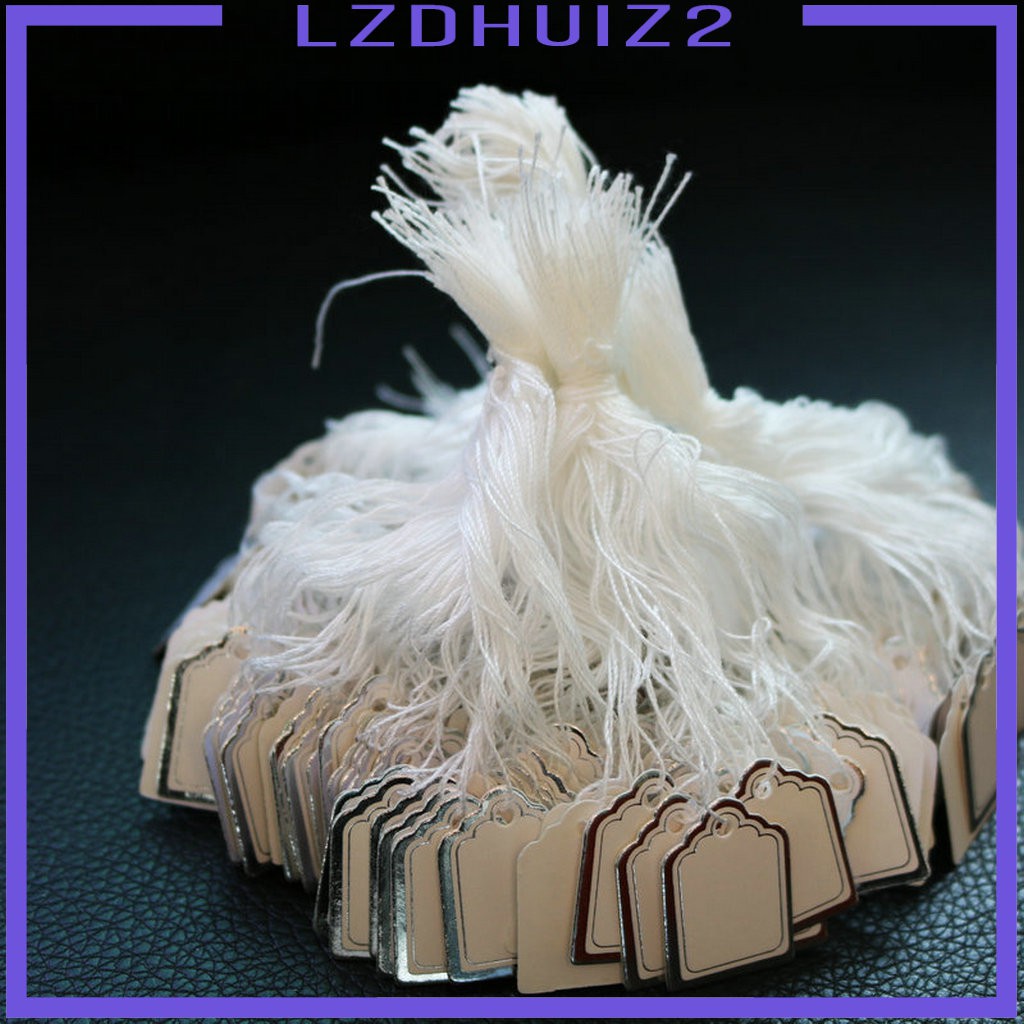 Set 500 Nhãn Đánh Dấu Trang Sức Les Fleurs Kèm Dây