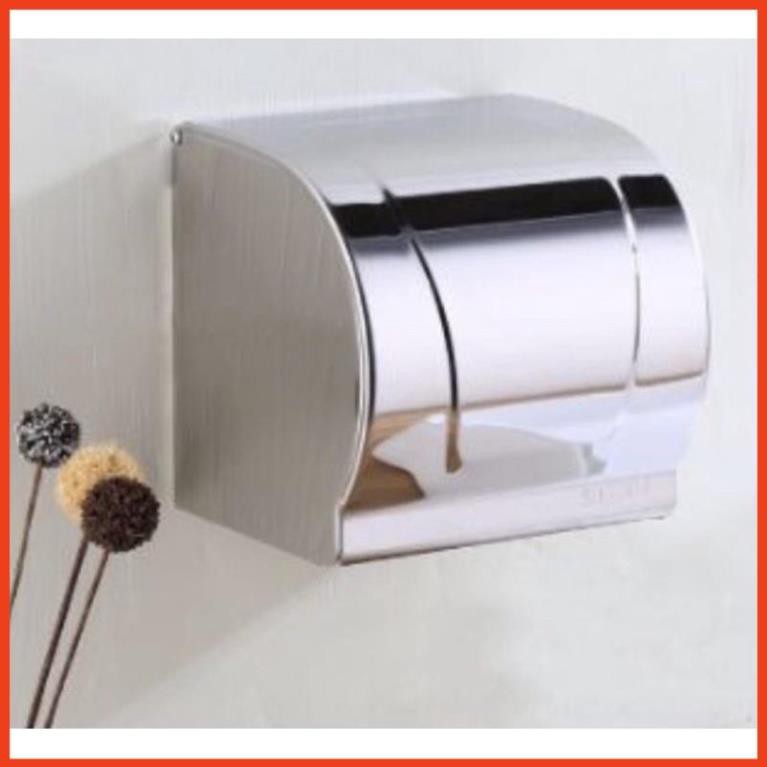 Hộp đựng giấy nhà vệ sinh kín chống nước inox 304 cao cấp .