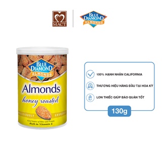 Hạnh nhân BLUE DIAMOND - Vị Mật ong Honey Roasted - Lon 130g
