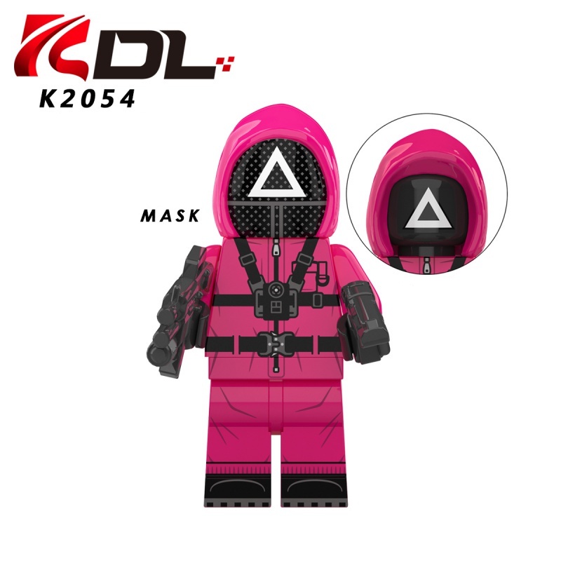 Đồ chơi lắp ráp trẻ em, trò chơi xếp khối hình con mực Squid game lego city lego minifigures