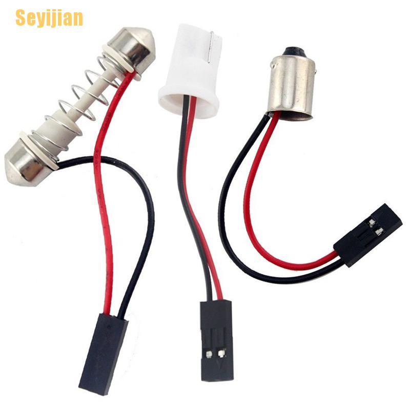 1 Đèn LED COB 18 Bóng BA9S T10 Festoon 12V Ánh Sáng Trắng Cho Xe Hơi
