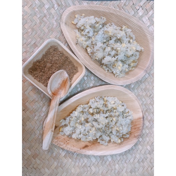 Dĩa oval mo cau OV17/ Set 5 cái/tea break/chén đĩa mo cau dùng 1 lần tiện lợi, thân thiện môi trường/ mo cau xứ Tiên