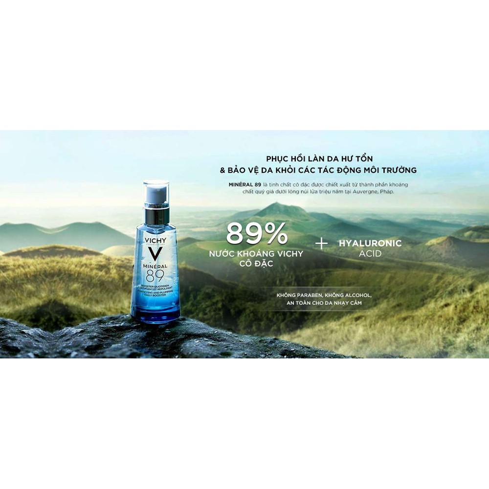 Tinh Chất Serum Khoáng Cô Đặc Vichy Mineral 89 Cấp Ẩm Phục Hồi Và Bảo Vệ Da 50ml | BigBuy360 - bigbuy360.vn