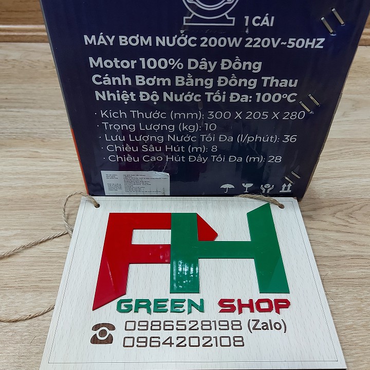 Máy bơm tăng áp điện tử Nanoco (Bơm được nước nóng)