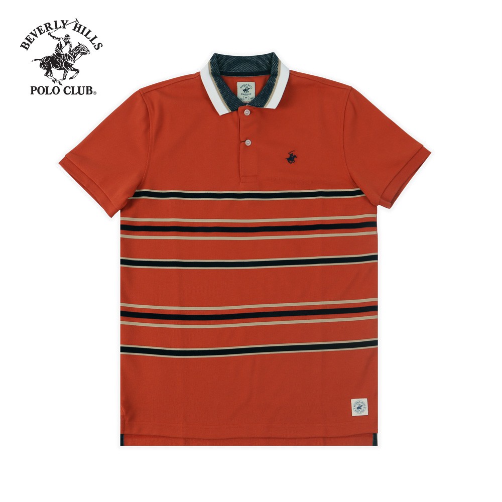 Beverly Hills Polo Club - Áo polo Ngắn tay Nam Regularfit Cam ngói OT- BHPC PMRSS20TL118