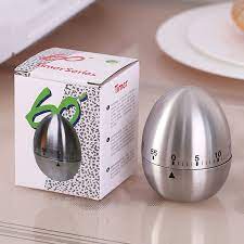 Đồng hồ cơ hình quả táo, quả trứng để đếm ngược giờ, dùng trong nhà bếp, nấu ăn