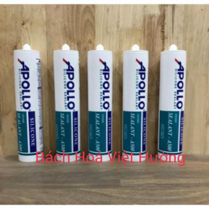 Keo Silicone Apolo A500 đủ màu, A300,A200,A100 - Keo gắn bê tông nhanh khô, chuyên dùng trong xây dựng