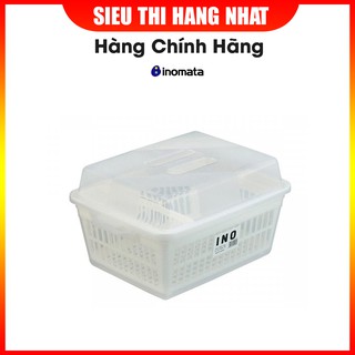 Rổ úp bát đĩa có nắp Inomata