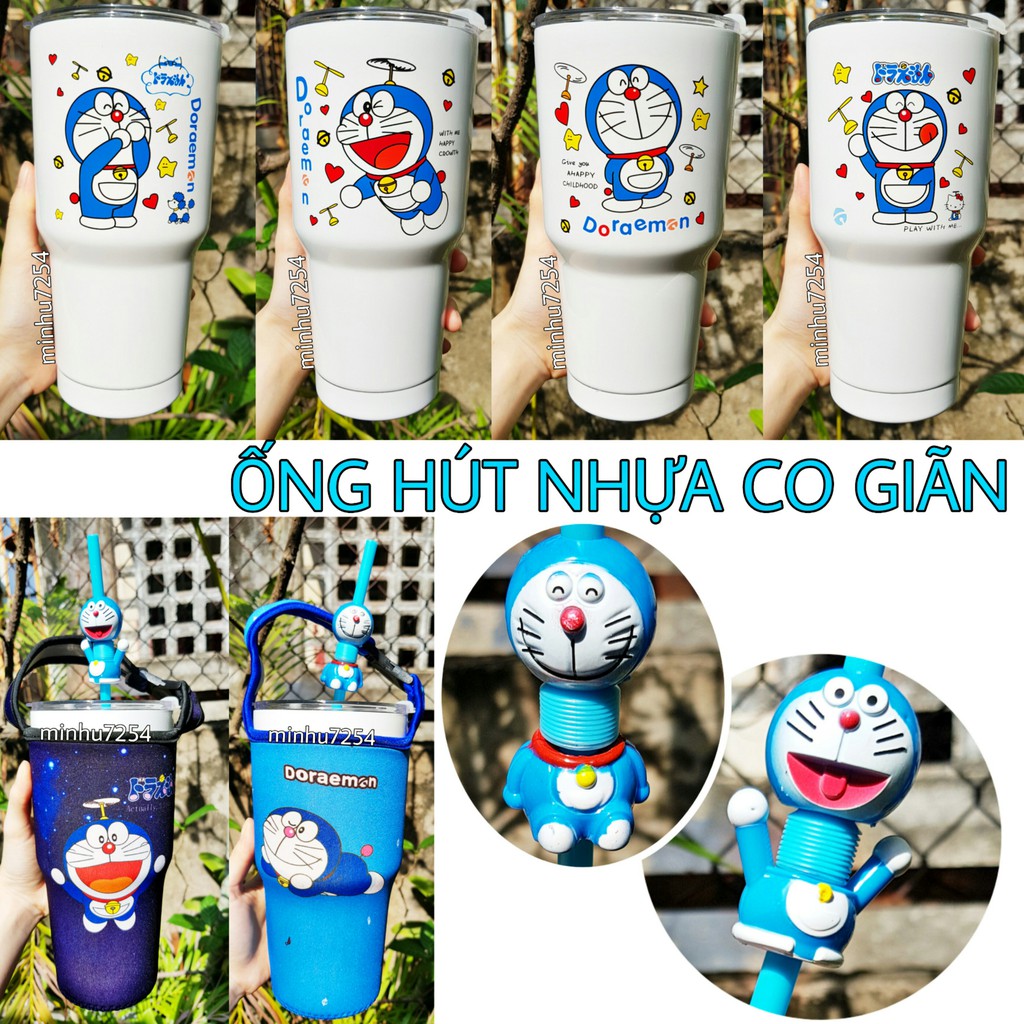 LY GIỮ NHIỆT DOREMON THÁI LAN