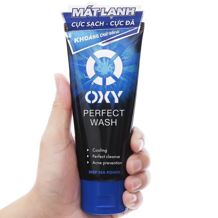 Kem sữa rửa mặt Oxy 100g | 50g Perfect Deep Wash Oil Control White Complete Total anti-acne Prime Multi Action ngừa mụn