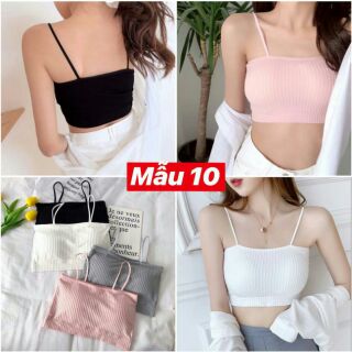Áo bra len tăm cotton siêu mát