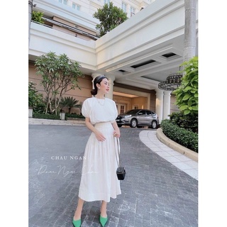 SET ÁO CROPTOP KÈM CHÂN VÁY (KÈM VIDEO HÌNH THẬT)
