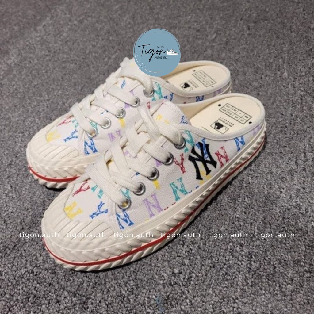 Giày Sục MLB Chính Hãng - Giày Đạp Gót MLB Mule Monogram  Tigon.auth