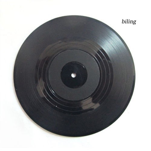 ✲Cf✲Đế Lót Ly Chống Trượt Hình Đĩa CD Bằng Silicone