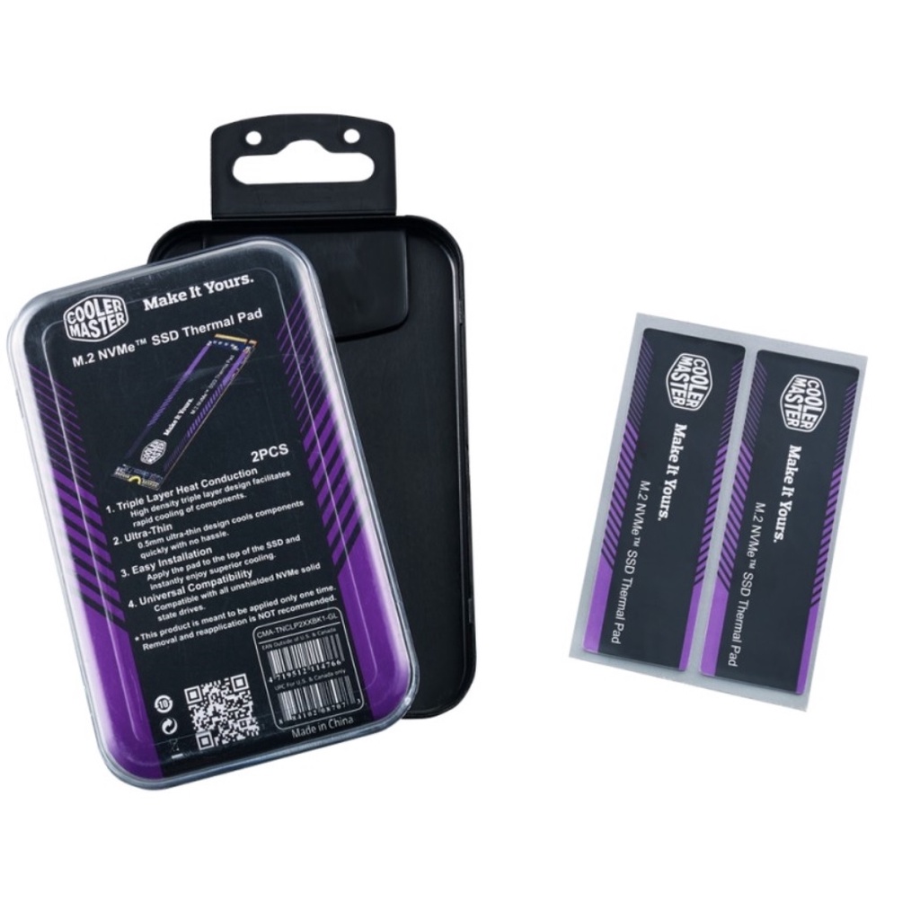 Miếng Tản Nhiệt SSD Cooler Master M.2 Thermal Pad - Hàng Chính Hãng