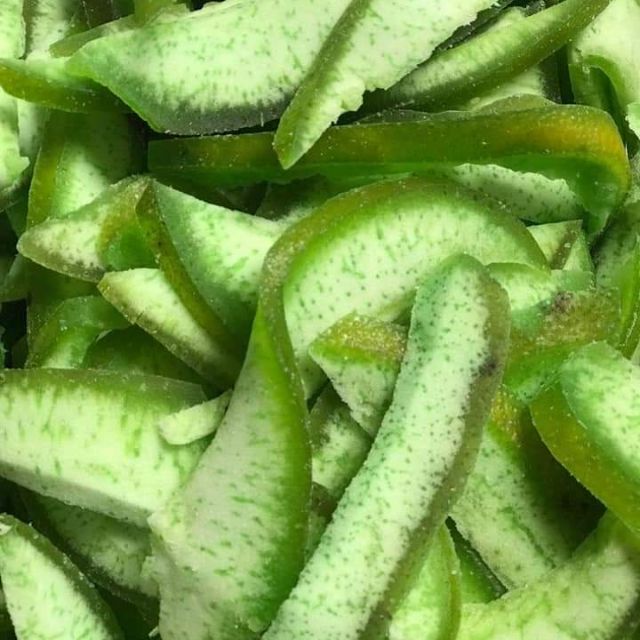 Mứt vỏ bưởi thái