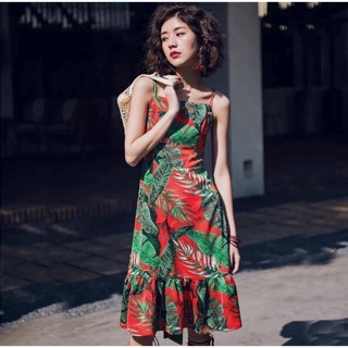 Váy đầm nữ đầm 2 dây thời trang có lót ngực
