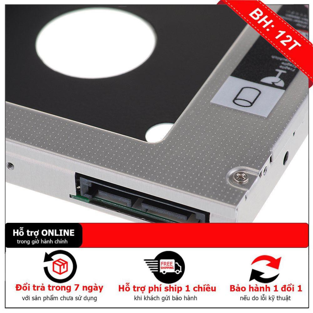 [BH12TH] Caddy Bay HDD SSD SATA 3 9.5mm/12.7mm - Khay ổ cứng