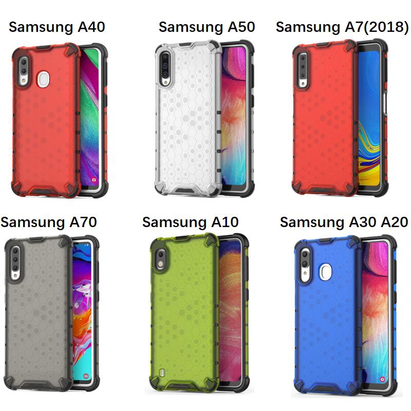 Ốp điện thoại bảo vệ chống sốc cho Samsung Galaxy A50S A30S A10S A20S A50 A70 A40 A30 A20 A10 A7 2018 Note 10+