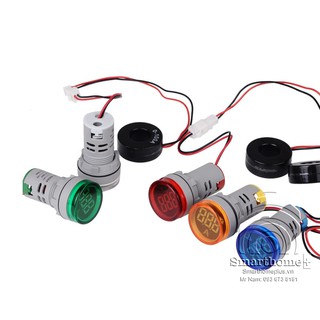 Đèn Báo Dòng Điện AC 100A Tủ Điện Phi 22 A22-AC