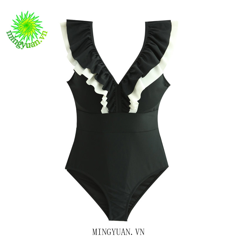 [Mã FAGREEN245 giảm 10% tối đa 30K đơn 99K] Đồ bơi cổ chữ V thiết kế ôm dáng gợi cảm phong cách Hàn Quốc 2020 | BigBuy360 - bigbuy360.vn