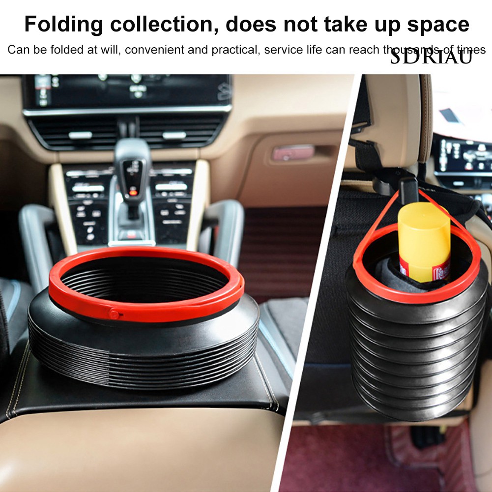 Thùng Đựng Rác Bằng Nhựa Có Thể Gấp Gọn Tiện Dụng Cho Xe Hơi / Câu Cá