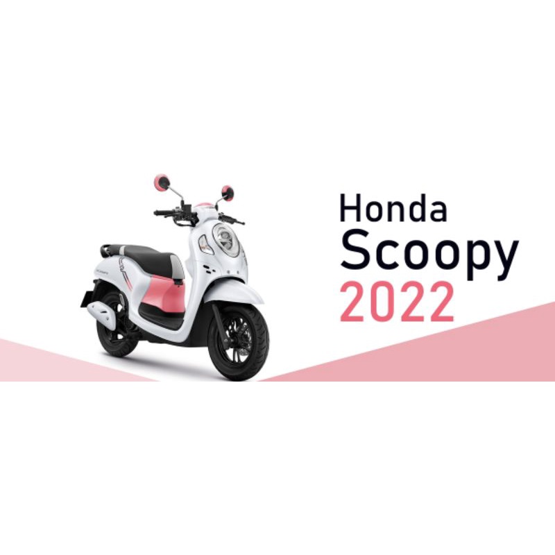 Combo 4 món màu Hồng cho xe Scoopy Trắng Hồng 2021-2022