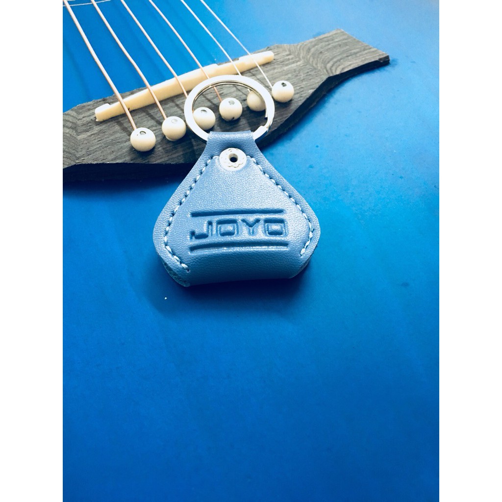 Móc Khóa Đựng Pick - Pick Keychain JOYO ACE08 Chất Liệu Da Thật Bền Đẹp