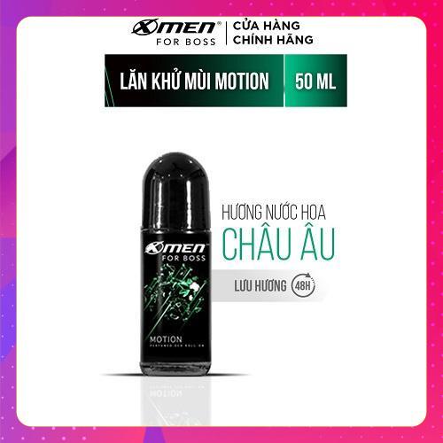 Lăn khử mùi X-Men For Boss Motion 50ml ,lăn x-men khử mùi nam Mùi hương năng động phóng khoáng