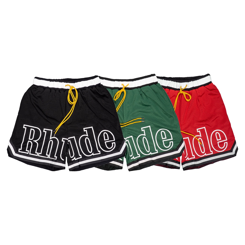 ❤ Quần Short Dây Rút In Họa Tiết Monogram Chất Lượng Cao Mới Mùa Hè Phong Cách Hip Hop Đường Phố Đơn Giản