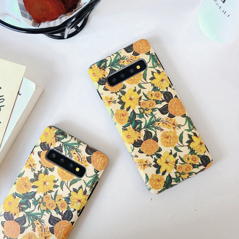 Ốp điện thoại họa tiết hoa cho Samsung Galaxy S10 S9 S8 Plus Note 8 9 | BigBuy360 - bigbuy360.vn