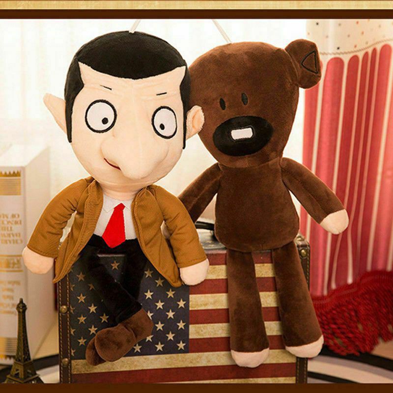 Movie Mr Bean+Teddy Bear Soft Doll Stuffed Animal Plush Toys Xmas Toy Gift Kid