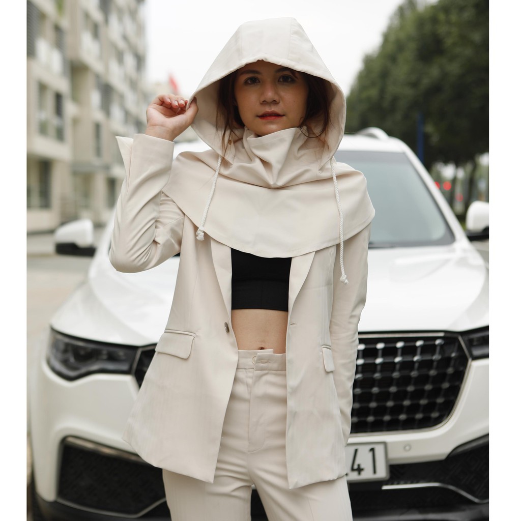 Khoát nón trùm đa năng chống nắng và phòng dịch Freesize HAPPY WEAR Cao Cấp