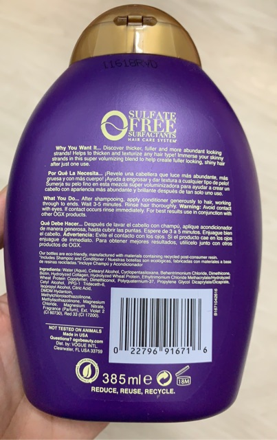 DẦU GỘI BIOTIN&COLLAGEN THICK&FULL | BigBuy360 - bigbuy360.vn