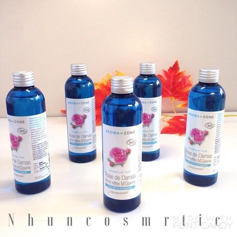 Nước hoa hồng tươi Aroma zone Damas 200ml